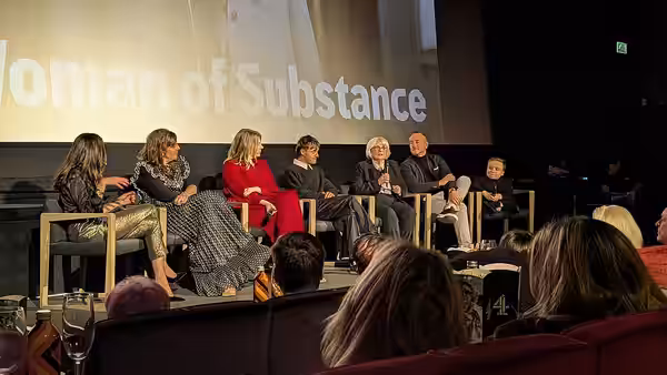 Panel discussions at the premiere of A Woman of Substance