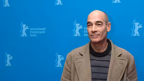 Jean-Marc Barr presenting the german mini-series Bad Banks at the Berlinale 2018