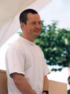 Lars von Trier at the Cannes Film Festival in 2000.