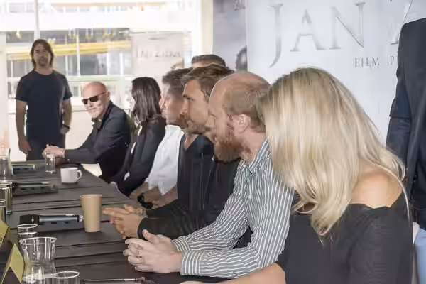 Novinářská konference 13. 9. 2018. Autor: Blanka Borová (Karolína Černá) pro Kritiky.cz