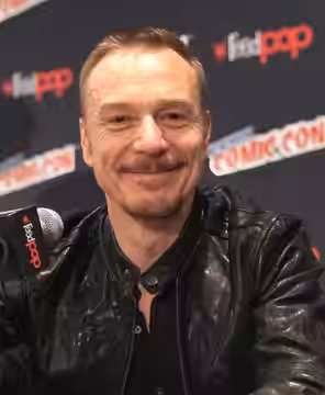 Actor Ben Daniels at a panel discussion on the 2016 - 2018 TV series The Exorcist on Sunday, October 8, 2017 at the Jacob K. Javits Convention Center in Manhatt