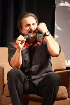 Tom Savini at Spooky Empire's Ultimate Horror Weekend 2014 held in Orlando, Florida.
