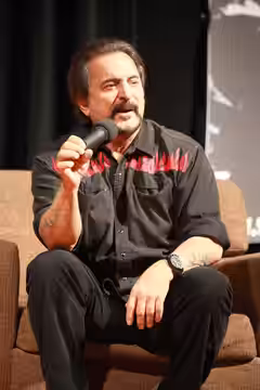Tom Savini at Spooky Empire's Ultimate Horror Weekend 2014 held in Orlando, Florida.