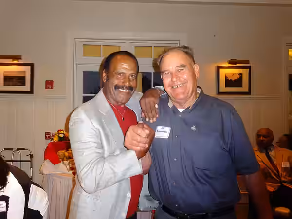 Allen Reynolds with team mate Fred Williamson (2015)