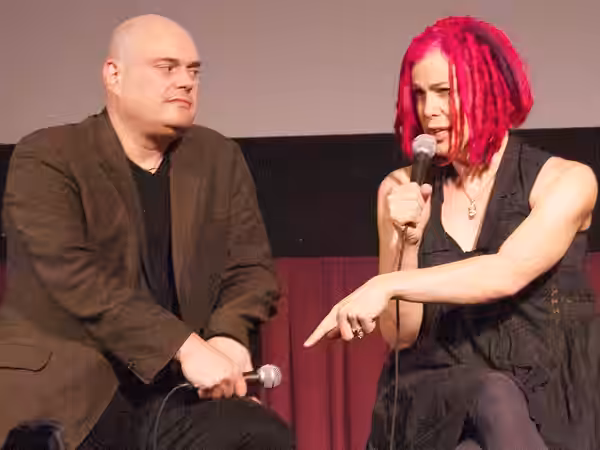 Andrew and Lana Wachowski. (2012)