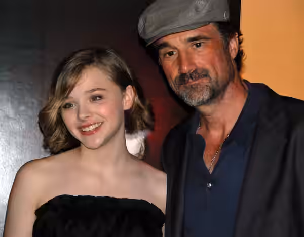 Chloë Grace Moretz and Elias Koteas during the Let Me In premiere at the SVA Theatre in New York, NY on September 30, 2010.