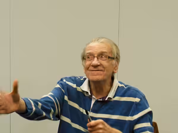 David Warner at the Scandinavian sci-fi, game and film convention in Göteborg 2016.