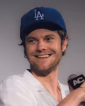 Jack Quaid at a Q&amp;A in Santa Monica, California. (2025)