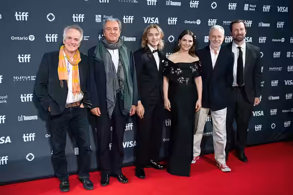 The cast and crew of the film 'The Return' at the 2024 Toronto International Film Festival