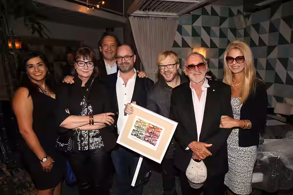 From left to right: Roma Khanna, Suzette Couture, Slawko Klymkiw, Graeme Manson, John Fawcett, Norman Jewison and Lynne St. David-Jewison. Photos by: Jesse Gran (2015)
