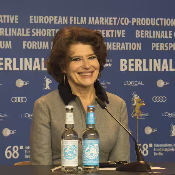 Fanny Ardant at the press conference of Shock Waves – Diary of My Mind at Berlinale 2018