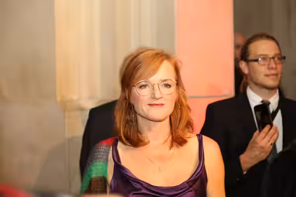 Nina Petri beim Hessischen Film- und Kinopreis 2017