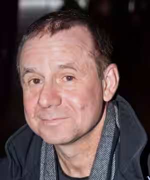 German actor Joachim Król at the 59th Berlin International Film Festival at a Berlin street (2012)