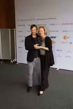 Maxim Mehmet und Suzanne von Borsody bei der Grimme-Preis-Verleihung 2015