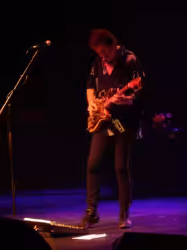 Trevor Rabin (ARW) au Cirque Royal de Bruxelles en mars 2017.