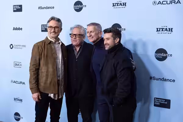 Barry Josephson, Bill Condon, Tom Kirdahy, and Greg Yolen at the 2025 Sundance Film Festival for the premiere of "Kiss of the Spider Woman"