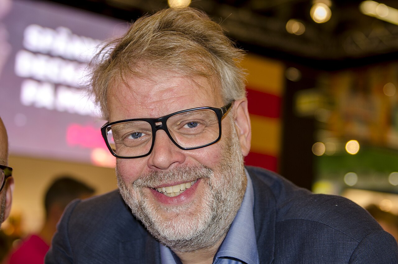 Hans Rosenfeldt at the Gothenburg Book Fair 2014.