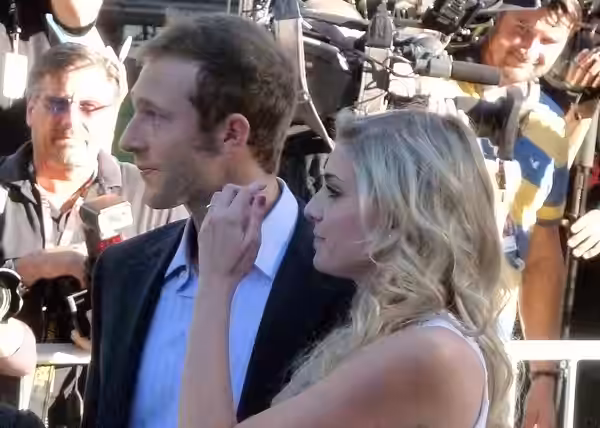 Spike Jonze with mystery woman at the premiere of Moneyball, Toronto Film Festival 2011.