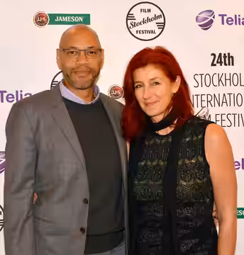 John Ridley and Git Scheynius during the Stockholm Film Festival 2013.