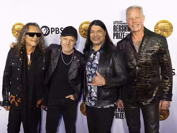 «Metallica» на цырымоніі ўручэння прэміі Гершвіна за папулярную песню Бібліятэкі Кангрэса ў «DAR Constitution Hall» у Вашынгтоне, акруга Калумбія, 20 сакавіка 2 (2024)