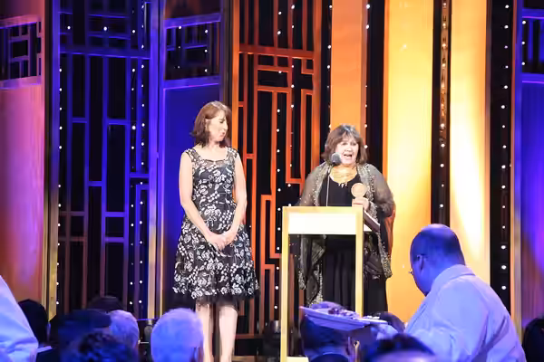 This photo includes Executive Producer of Independent Lens, Lois Vossen, and Director of "India's Daughter" Leslee Udwin. (Photo/Sarah E. Freeman/Grady College,