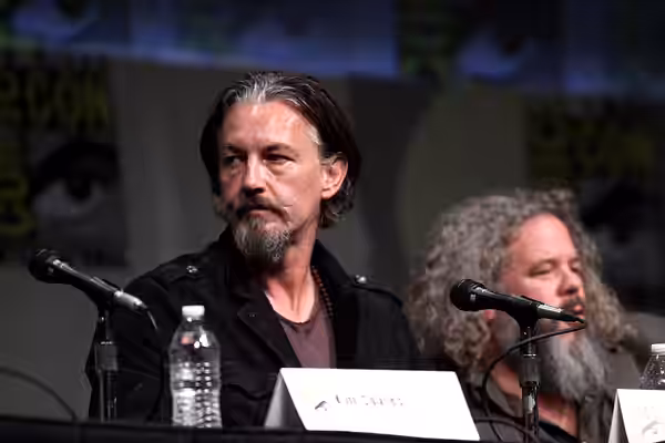 Tommy Flanagan speaking at the 2012 San Diego Comic-Con International in San Diego, California. Please attribute to Gage Skidmore if used elsewhere.