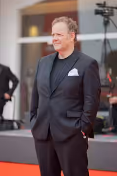 Grégory Gadebois, actor, at 82nd Venice International Film Festival in Venice, Italy for the film orphan. (2025)
