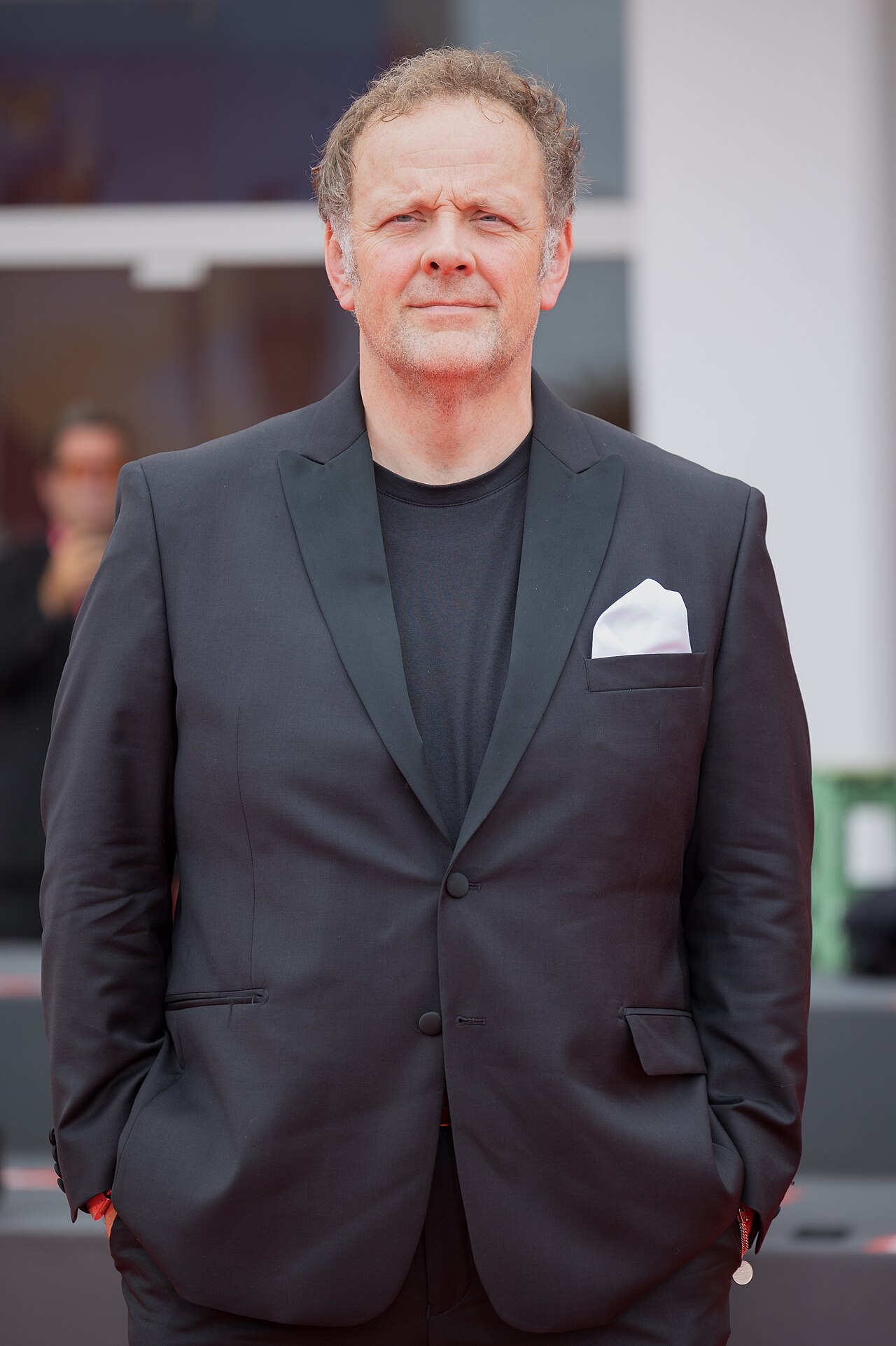 Grégory Gadebois, actor, at 82nd Venice International Film Festival in Venice, Italy for the film orphan. (2025)