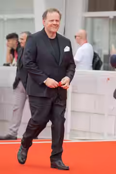 Grégory Gadebois, actor, at 82nd Venice International Film Festival in Venice, Italy for the film orphan. (2025)