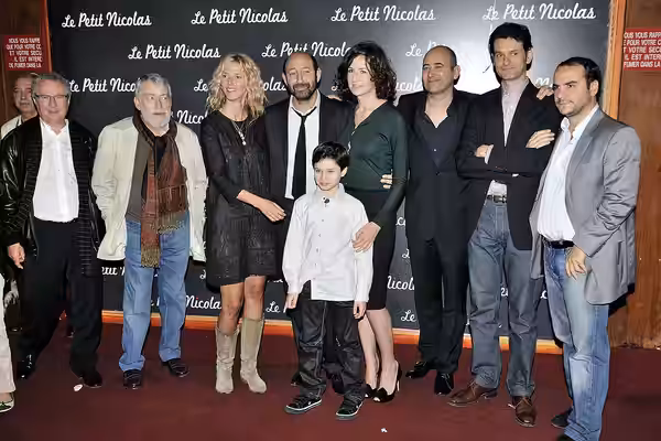 Avant-première du film Le Petit Nicolas au Grand Rex, à Paris, le 20 Septembre 2009, en présence de toute l'équipe de film. De gauche à droite : Daniel Prévost,