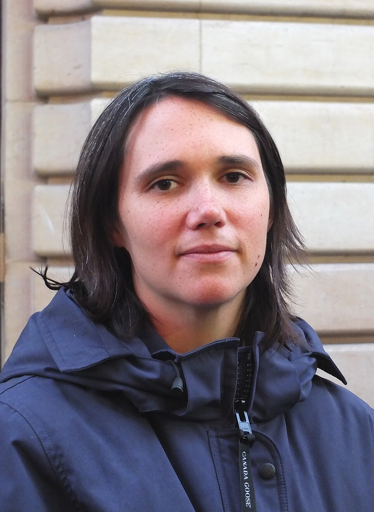 Jeanne Herry lors d'un tournage à Paris, le 16 octobre 2013.
