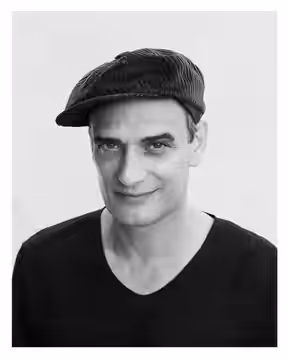 a black and white portrait of my dear friend Anatole Taubman (2019)