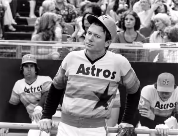Michael Parks in a promotional photograph for the 1977 ABC Television film Murder at the World Series