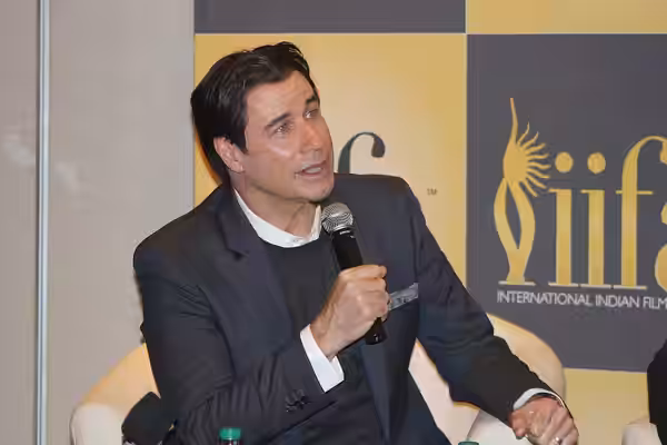 John Travolta at IIFA 2014. Photo by Jim Dooley.