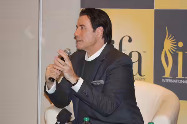 John Travolta at IIFA 2014. Photo by Jim Dooley.