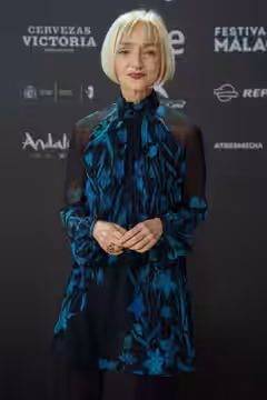 Maria de Medeiros at the Red Carpet of the Malaga 2025 Festival