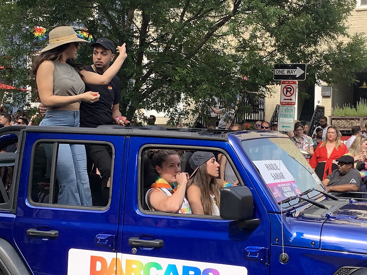 Hailie Sahar at the 2019 Capital Pride Parade in Washington, D.C.