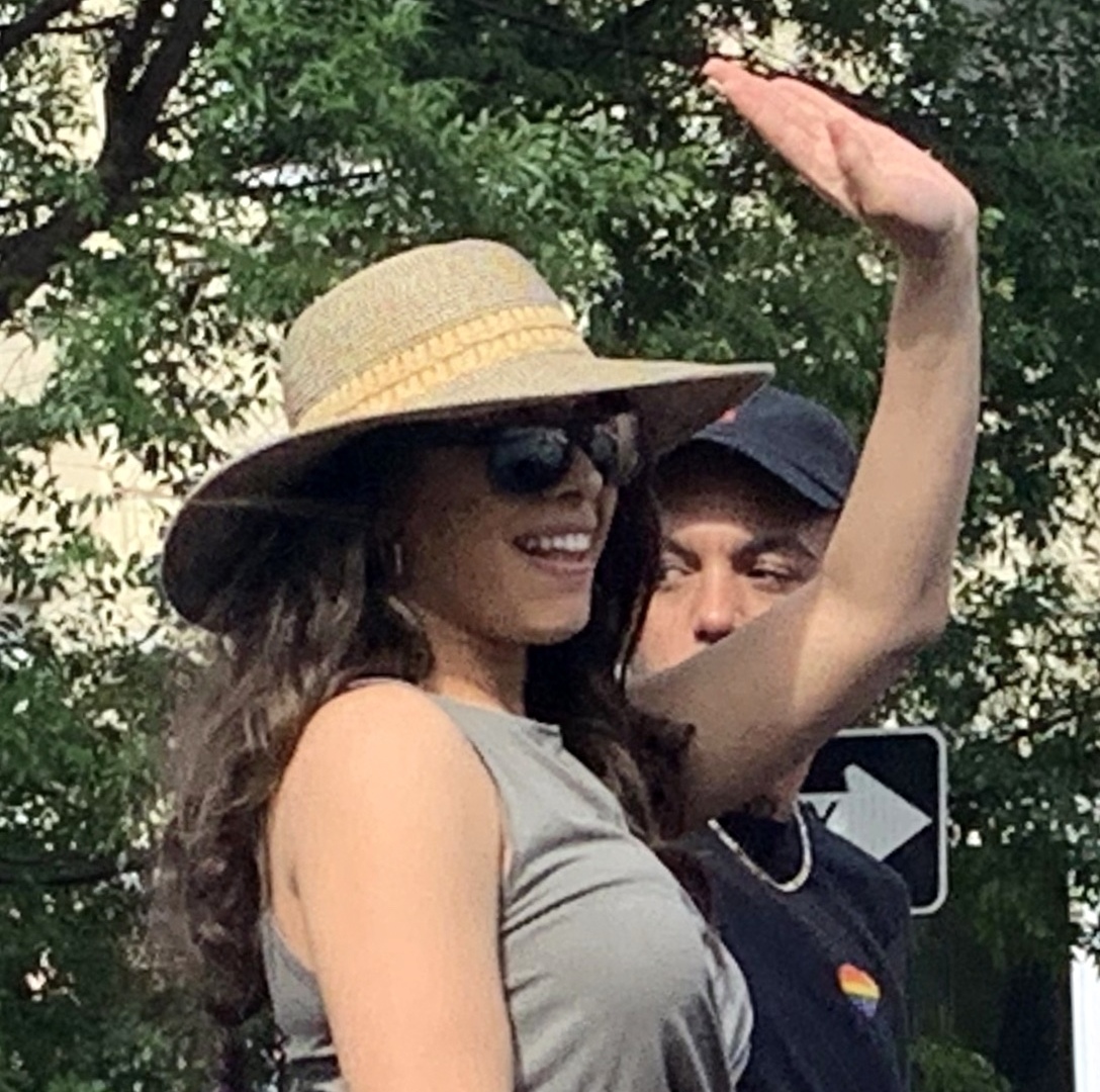 Hailie Sahar at the 2019 Capital Pride Parade in Washington, D.C.
