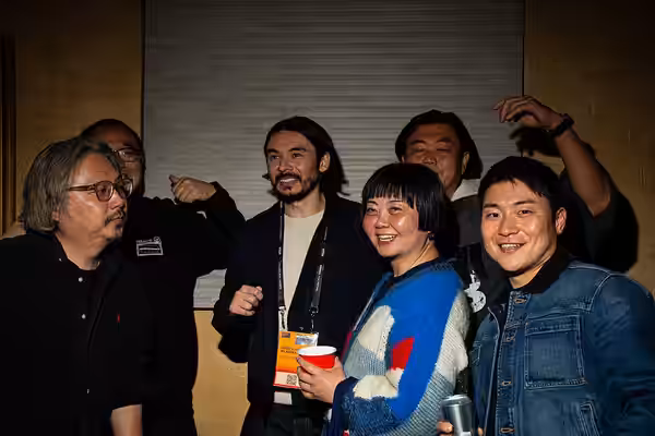 Josef Kubota and Family at the Ha-chan, Shake Your Booty! After Party at the 2026 Sundance Film Festival in Park City Utah