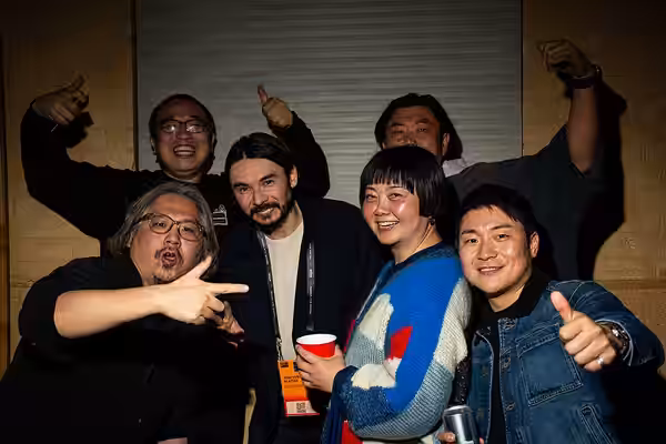 Josef Kubota and Family at the Ha-chan, Shake Your Booty! After Party at the 2026 Sundance Film Festival in Park City Utah
