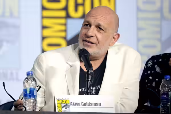 Akiva Goldsman speaking at the 2019 San Diego Comic Con International, for "Star Trek: Picard", at the San Diego Convention Center in San Diego, California. Ple
