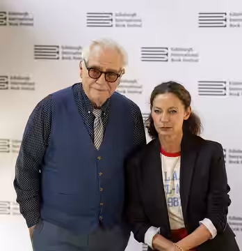Brian Cox and Michelle Gomez at Edinburgh international book festival (2025)