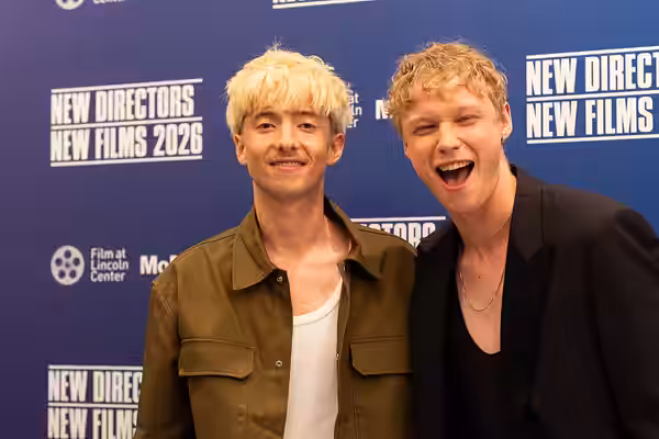 Joe Bird, left, and Stacy Clausen, right, at the 55th New Directors / New Films opening night in the Museum of Modern Art (2026)
