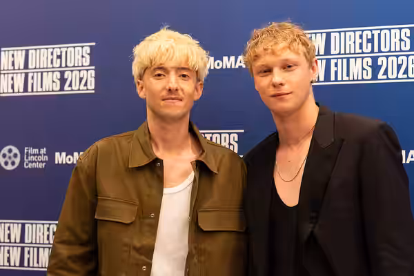 Joe Bird, left, and Stacy Clausen, right, at the 55th New Directors / New Films opening night in the Museum of Modern Art (2026)