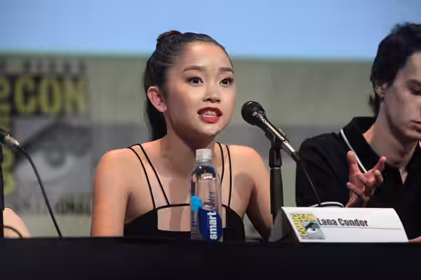 Actress Lana Condor at the San Diego Comic-Con International for X-Men: Apocalypse, July 11, 2015