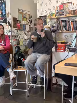 John Early at Duck Duck Coffee, Minneapolis (2024)