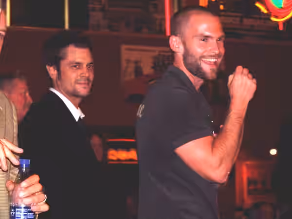 Dukes of Hazzard Premiere, 2005. Johhny Knoxville and Seann William Scott