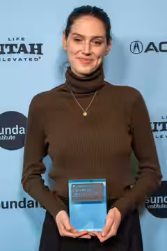Eva Victor at the 2025 Sundance Film Festival Awards