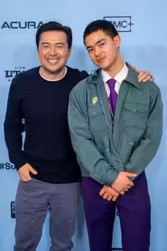 Justin Lin and Sky Yang at the 2025 Sundance Film Festival for Last Days