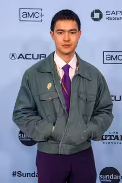 Sky Yang, actor, at the 2025 Sundance Film Festival for Last Days